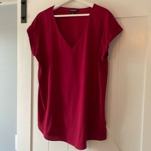Express, red grammercy top